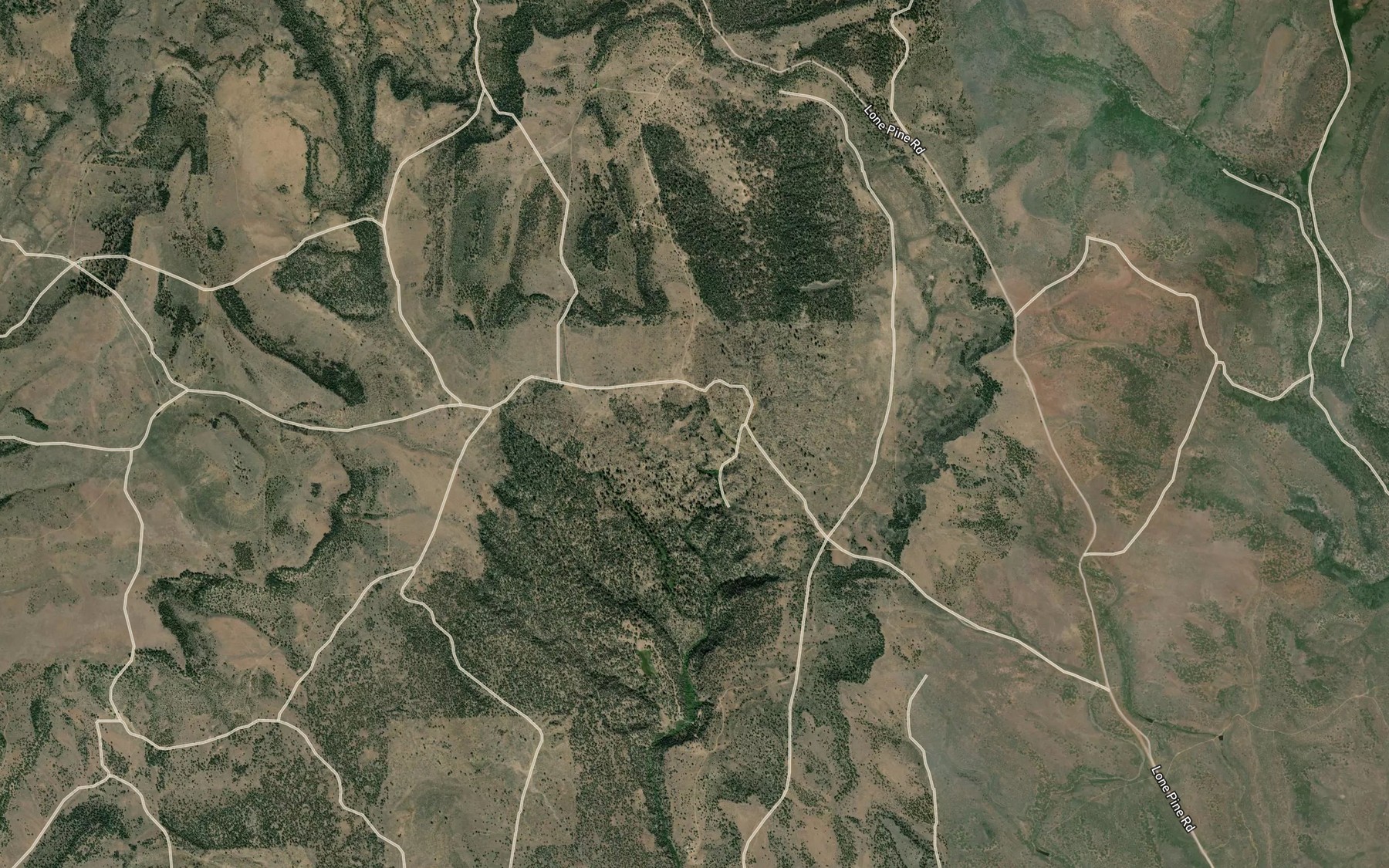 Satellite map of the Coal Pit Spring