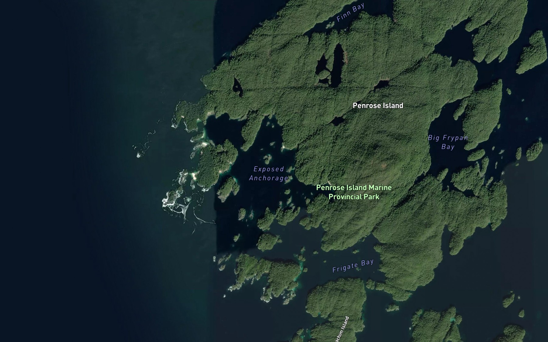 Satellite map of the Exposed Anchorage