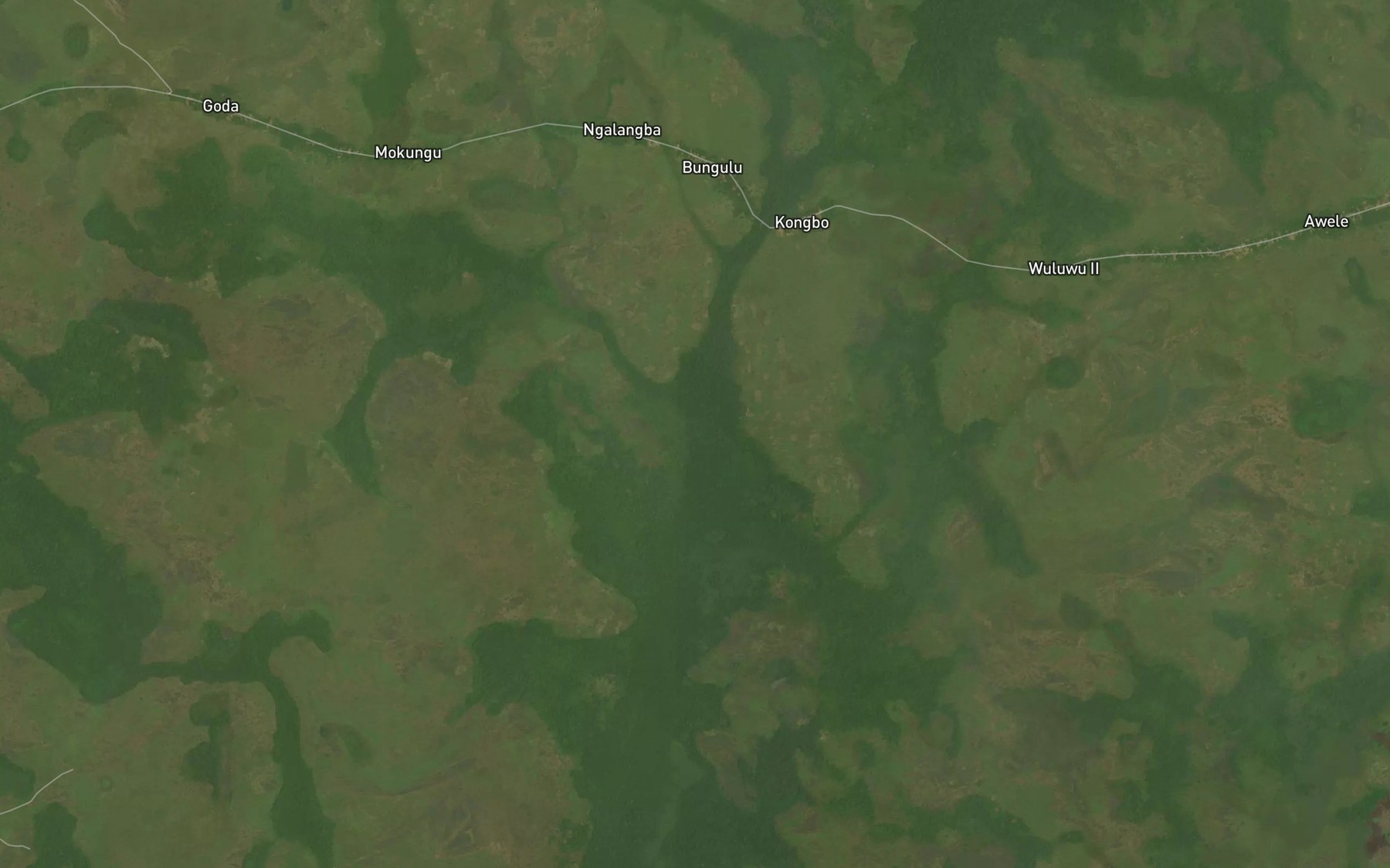 Satellite map of the Burusu