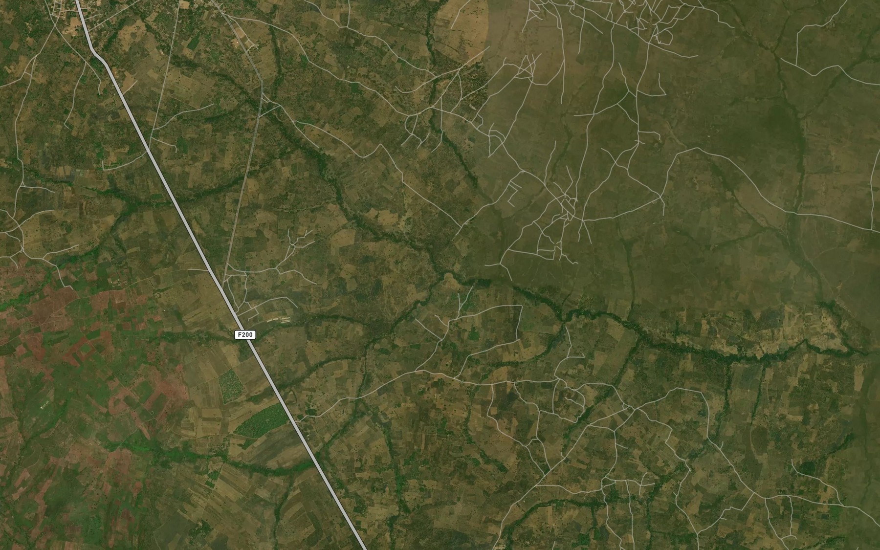 Satellite map of the River Panla