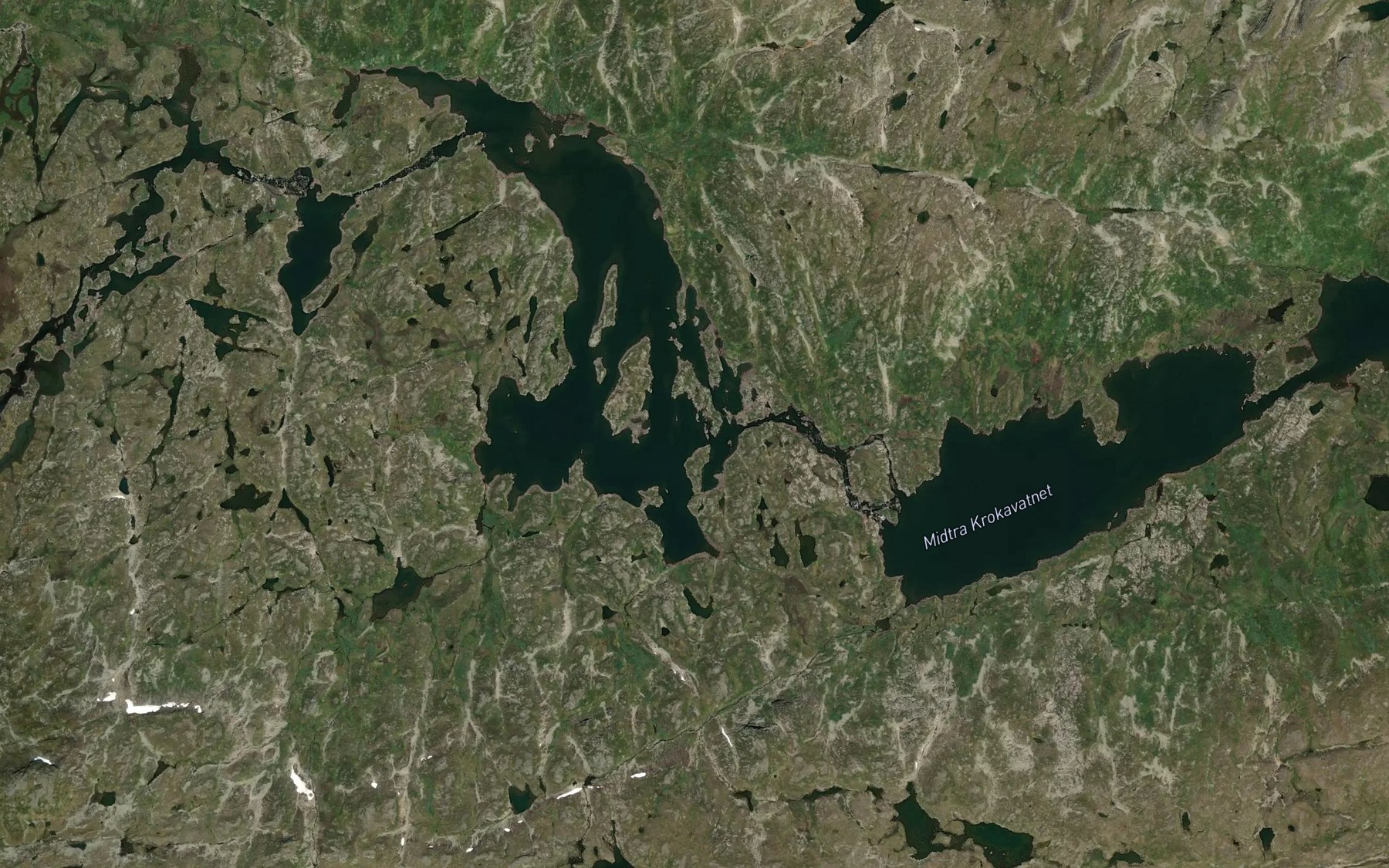 Satellite map of the Krokavotni