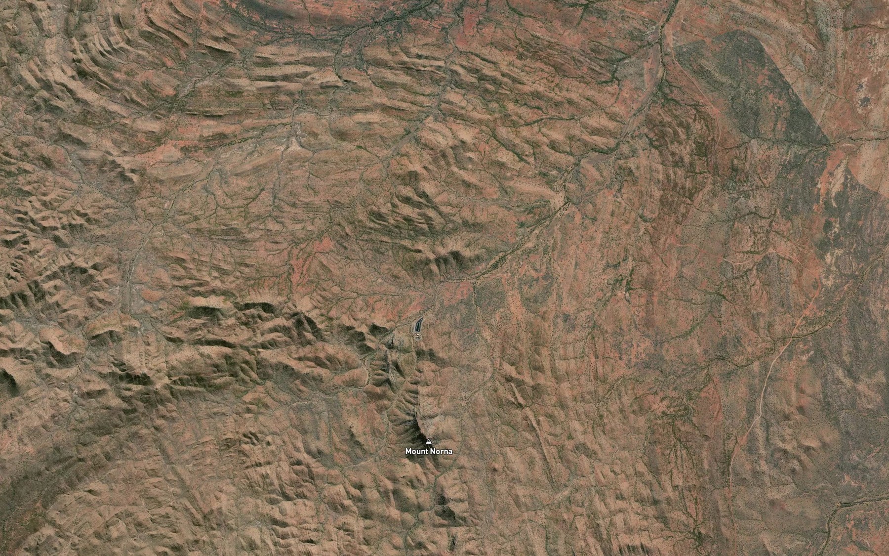 Satellite map of the Llewellyn
