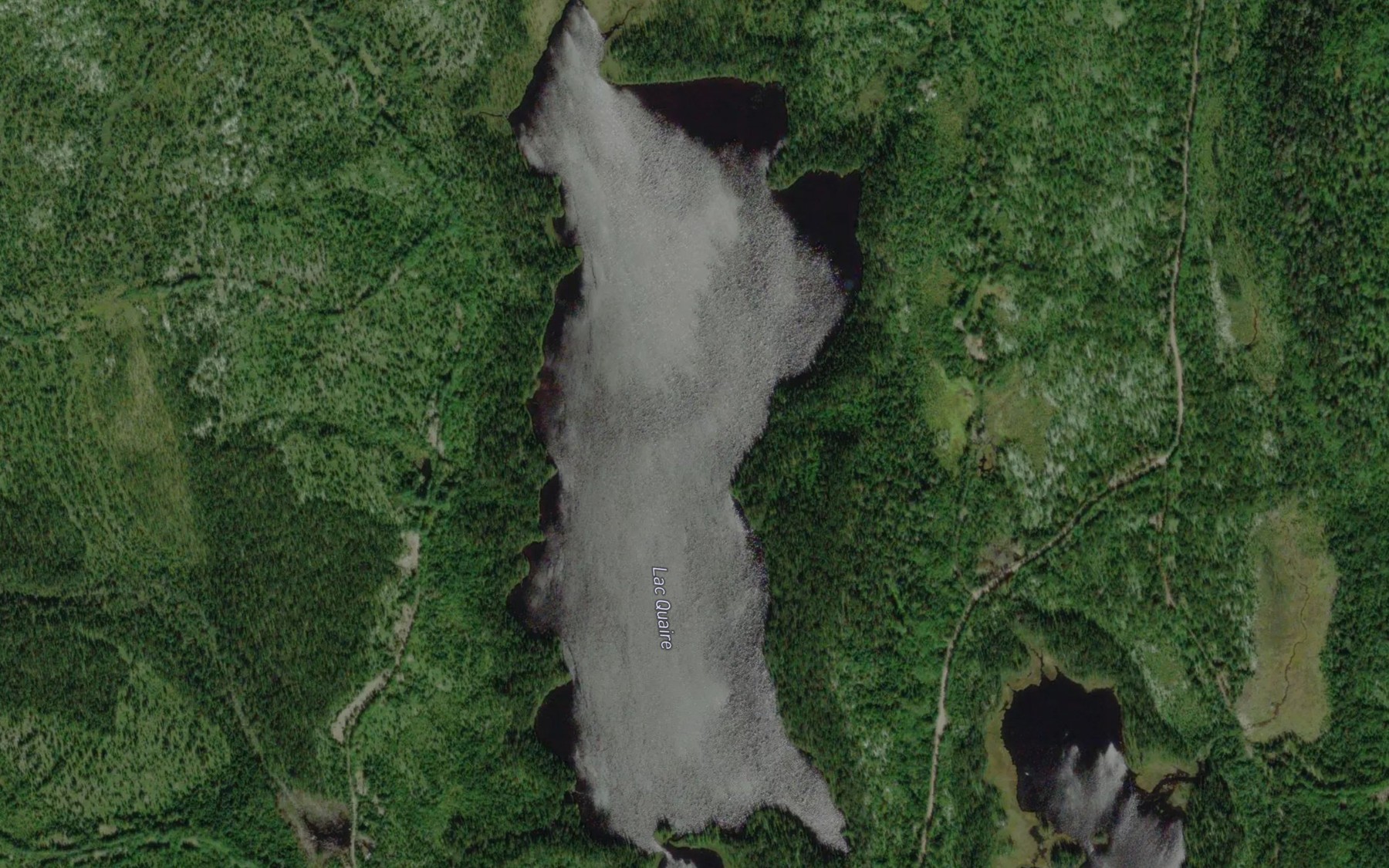 Satellite map of the Lac Quaire