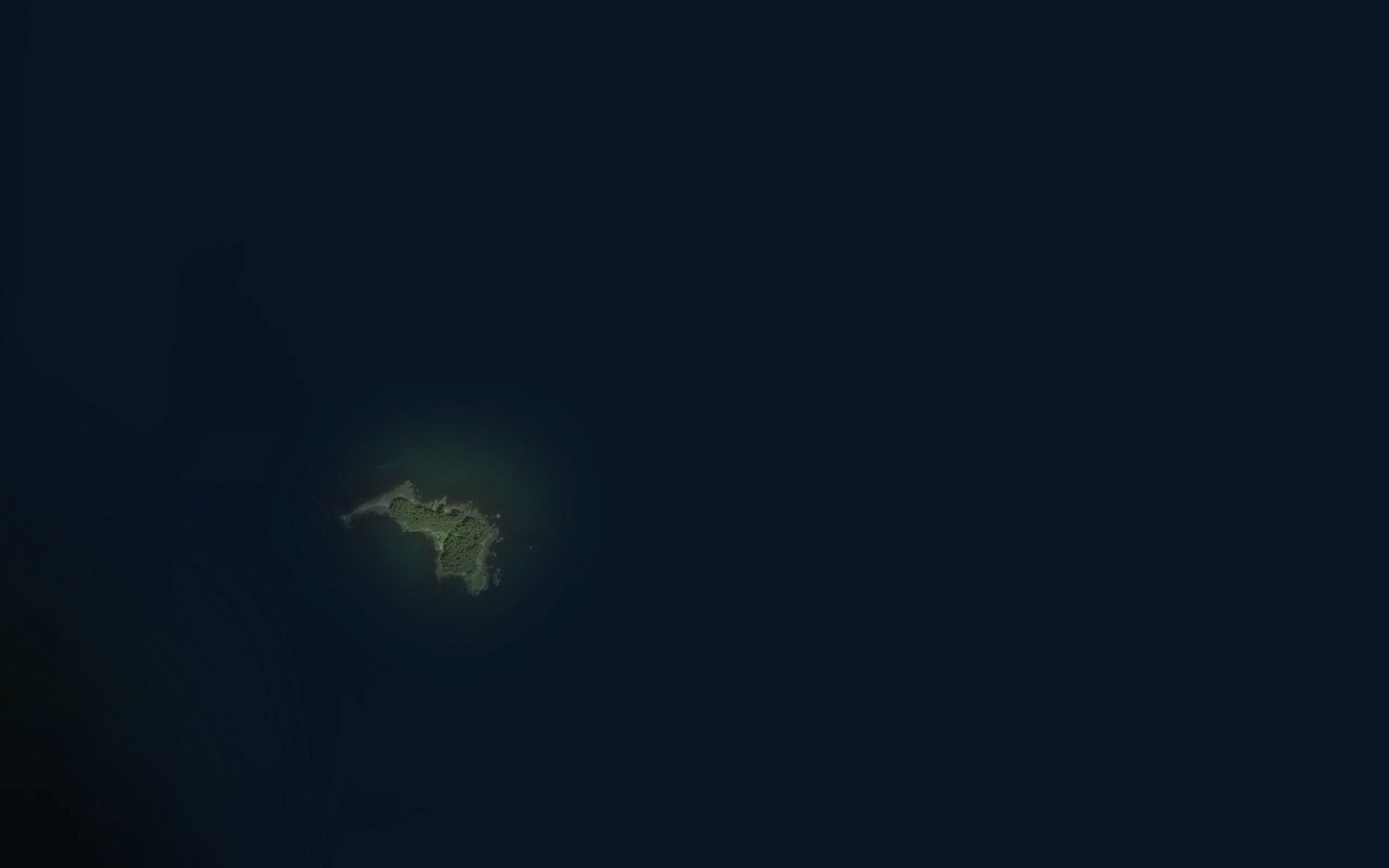 Satellite map of the Eastern Passage