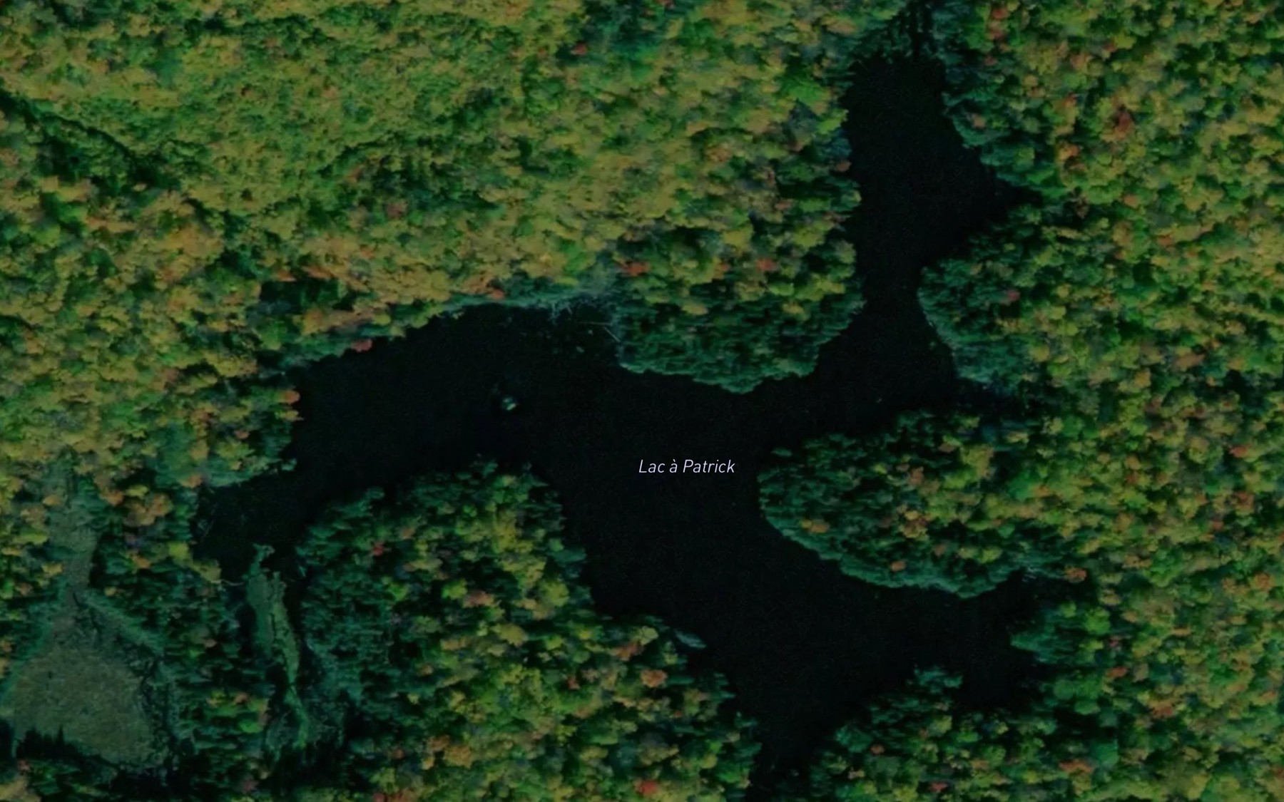 Satellite map of the Lac a Patrick