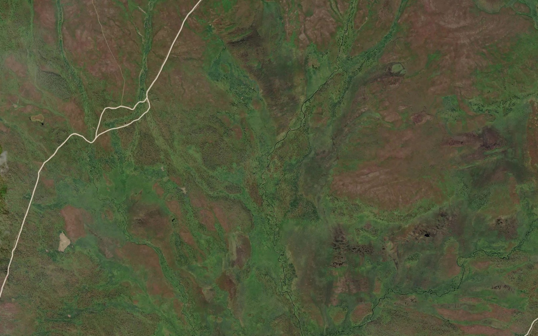 Satellite map of the Elijasjakka