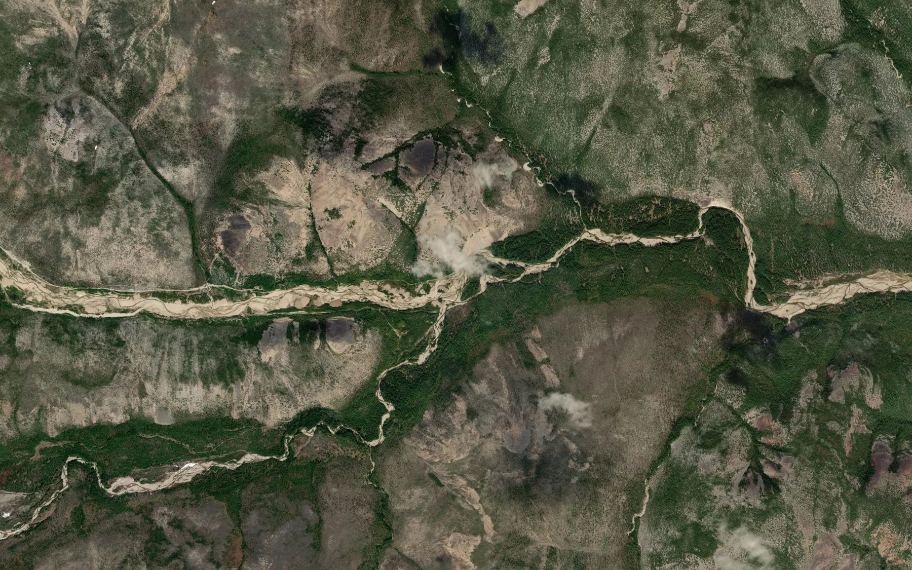 Satellite map of the Levaya Ukundya
