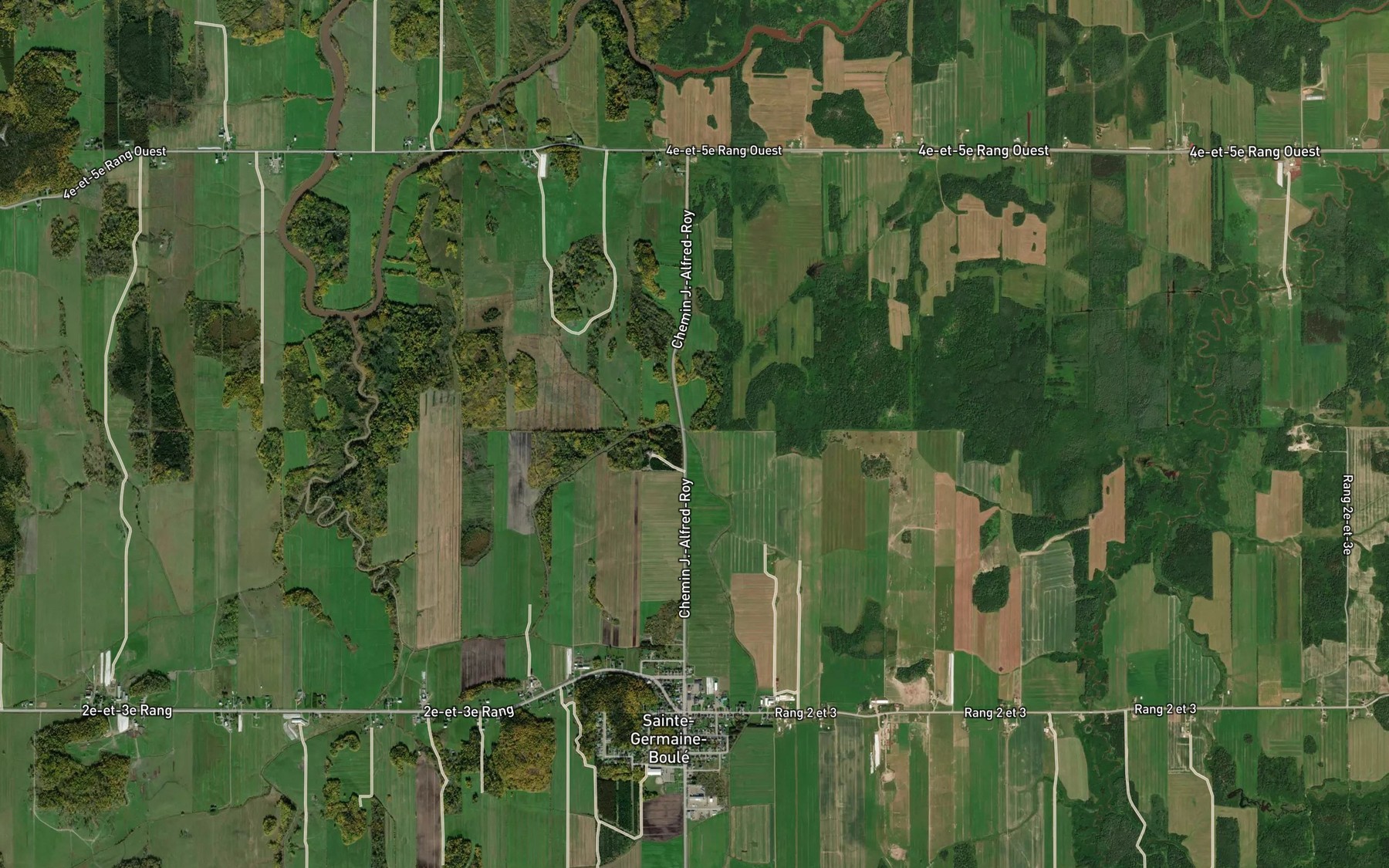 Satellite map of the Cours d'eau Roy