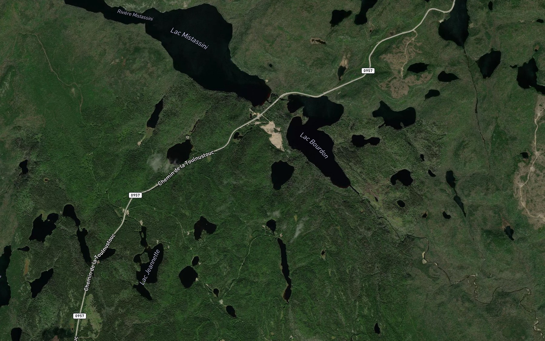 Satellite map of the Lac Ian