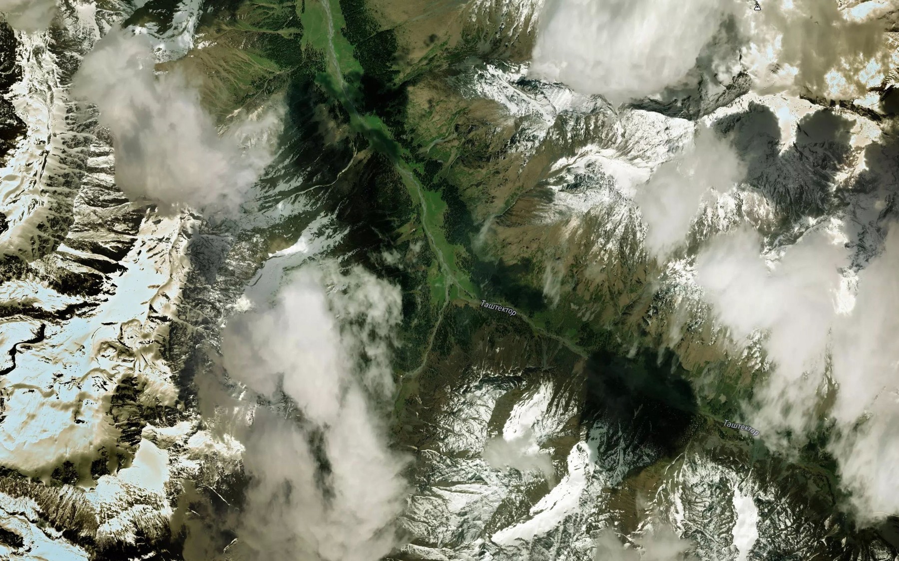 Satellite map of the Intor