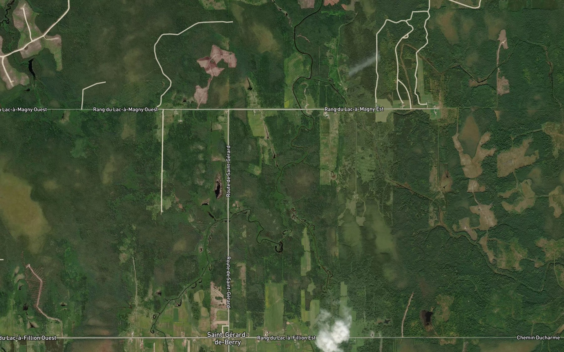 Satellite map of the Cours d'eau Cote