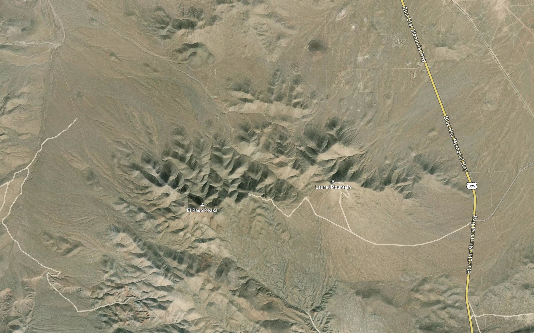 Satellite map of the Willow Spring