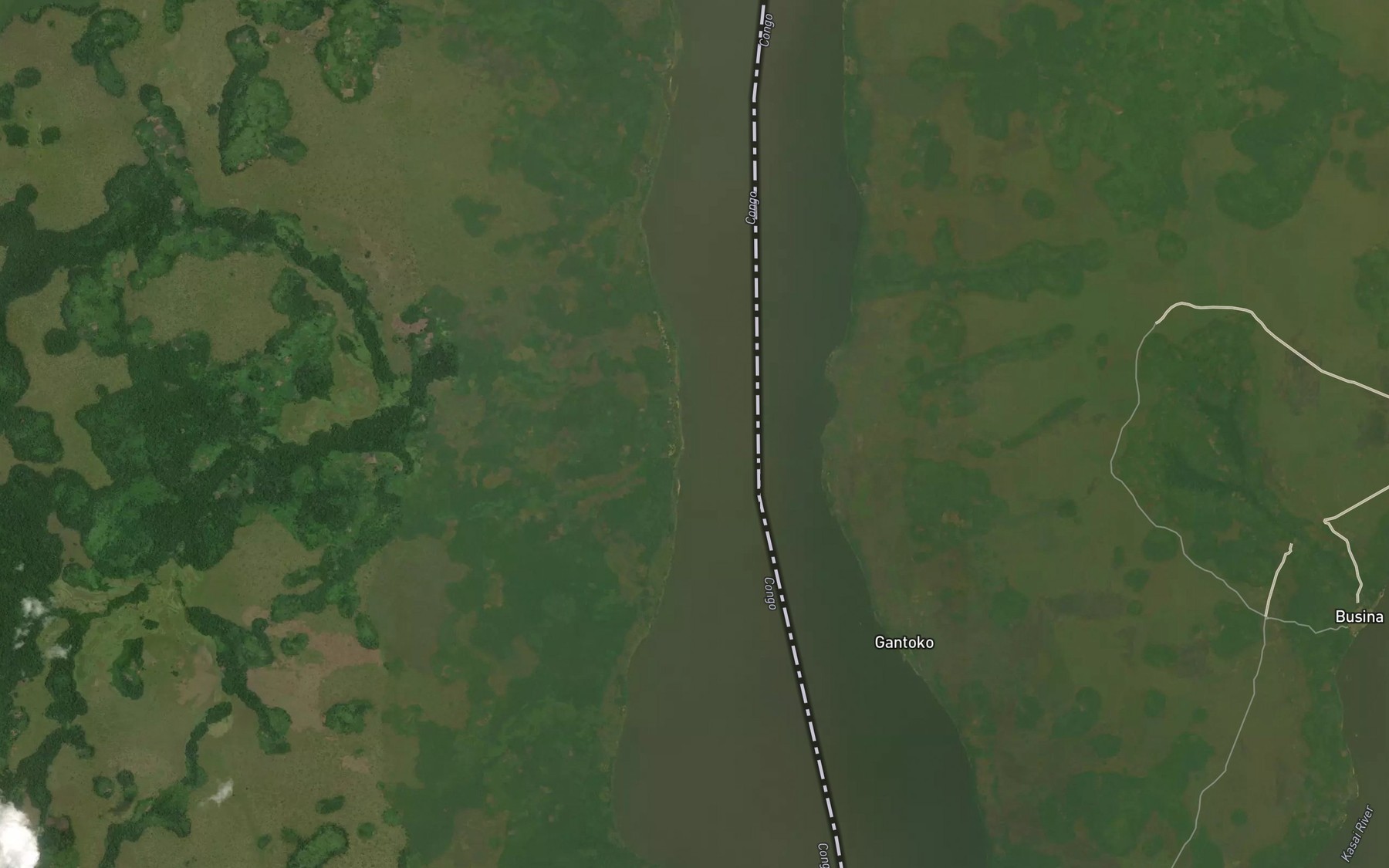 Satellite map of the Bokaba
