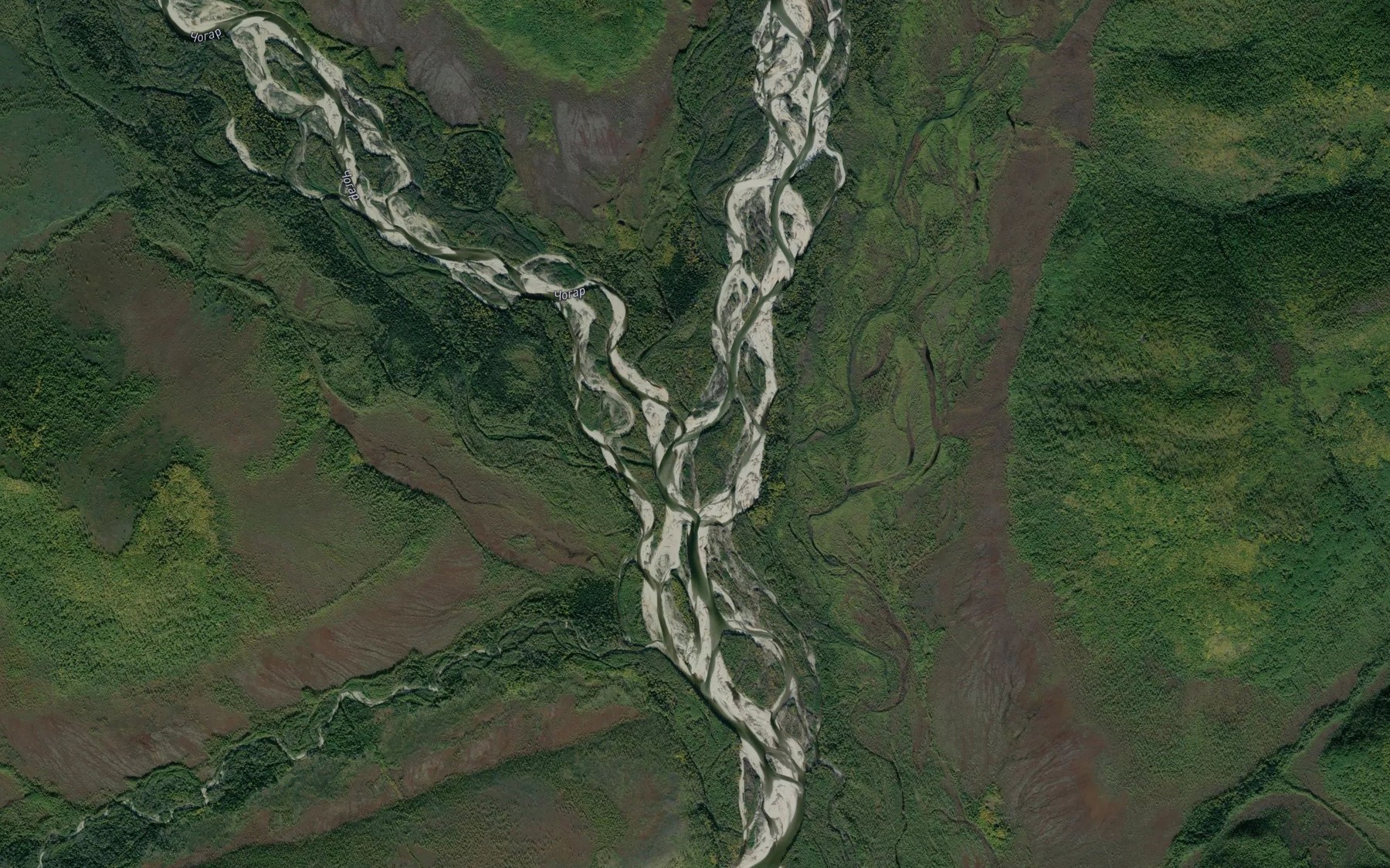 Satellite map of the Dzhagarma