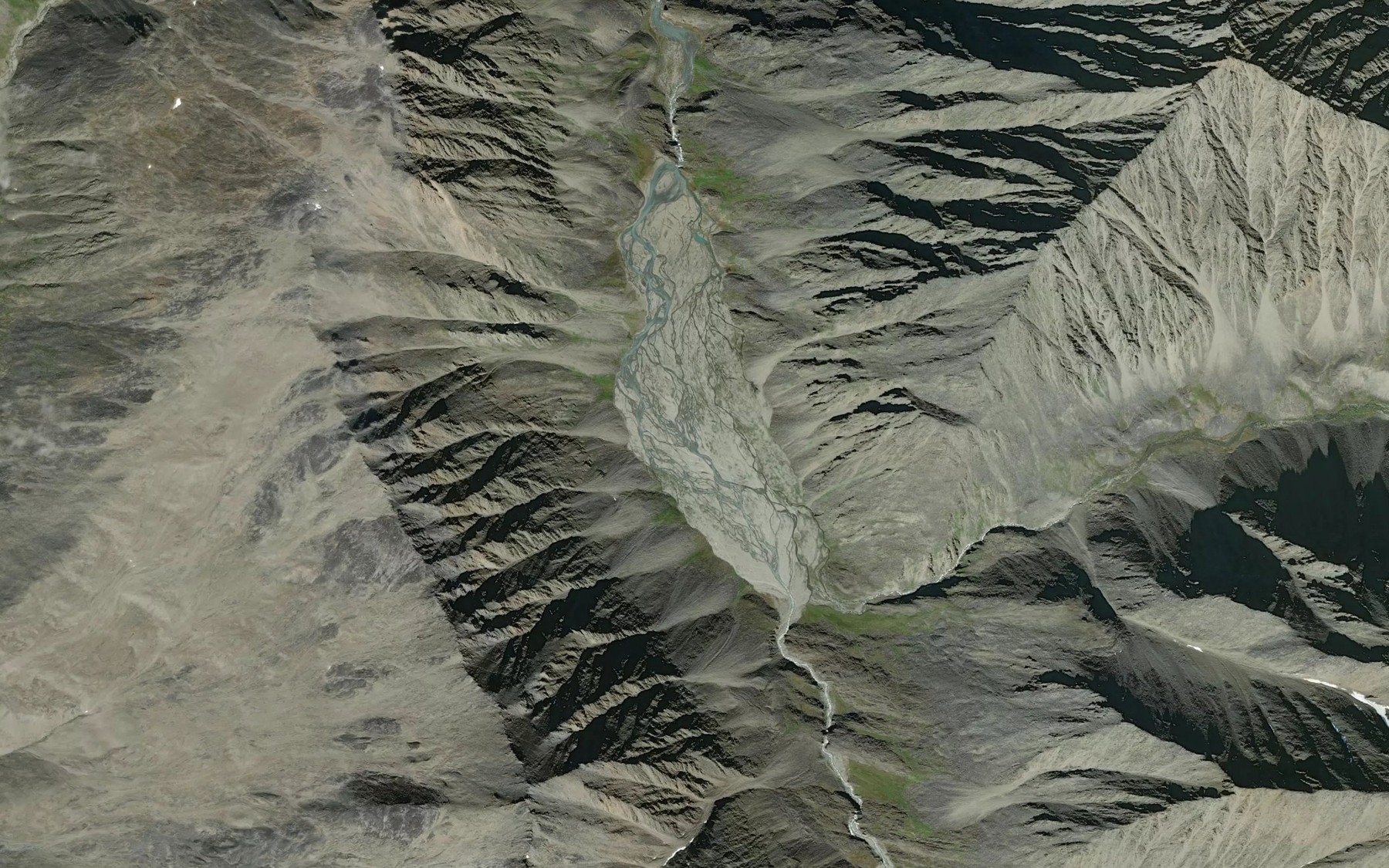 Satellite map of the James Robert Lake