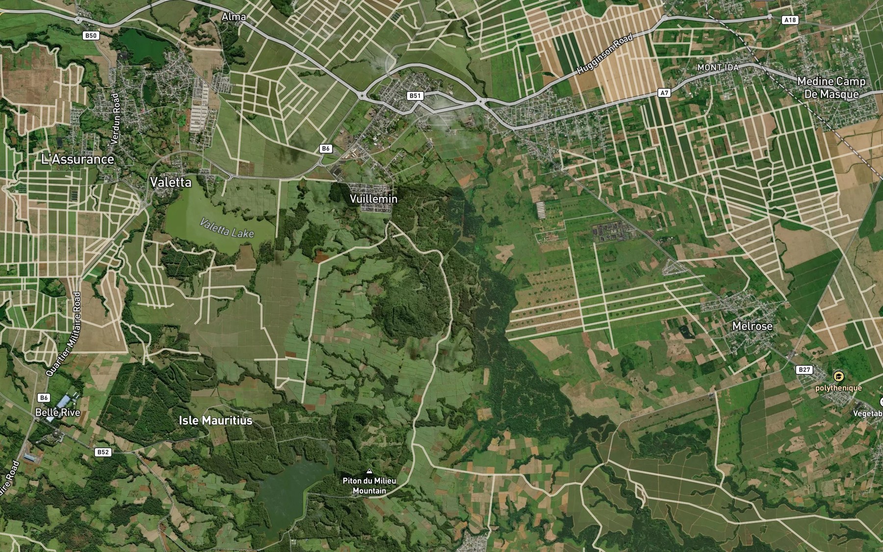 Satellite map of the Riviere Monneron