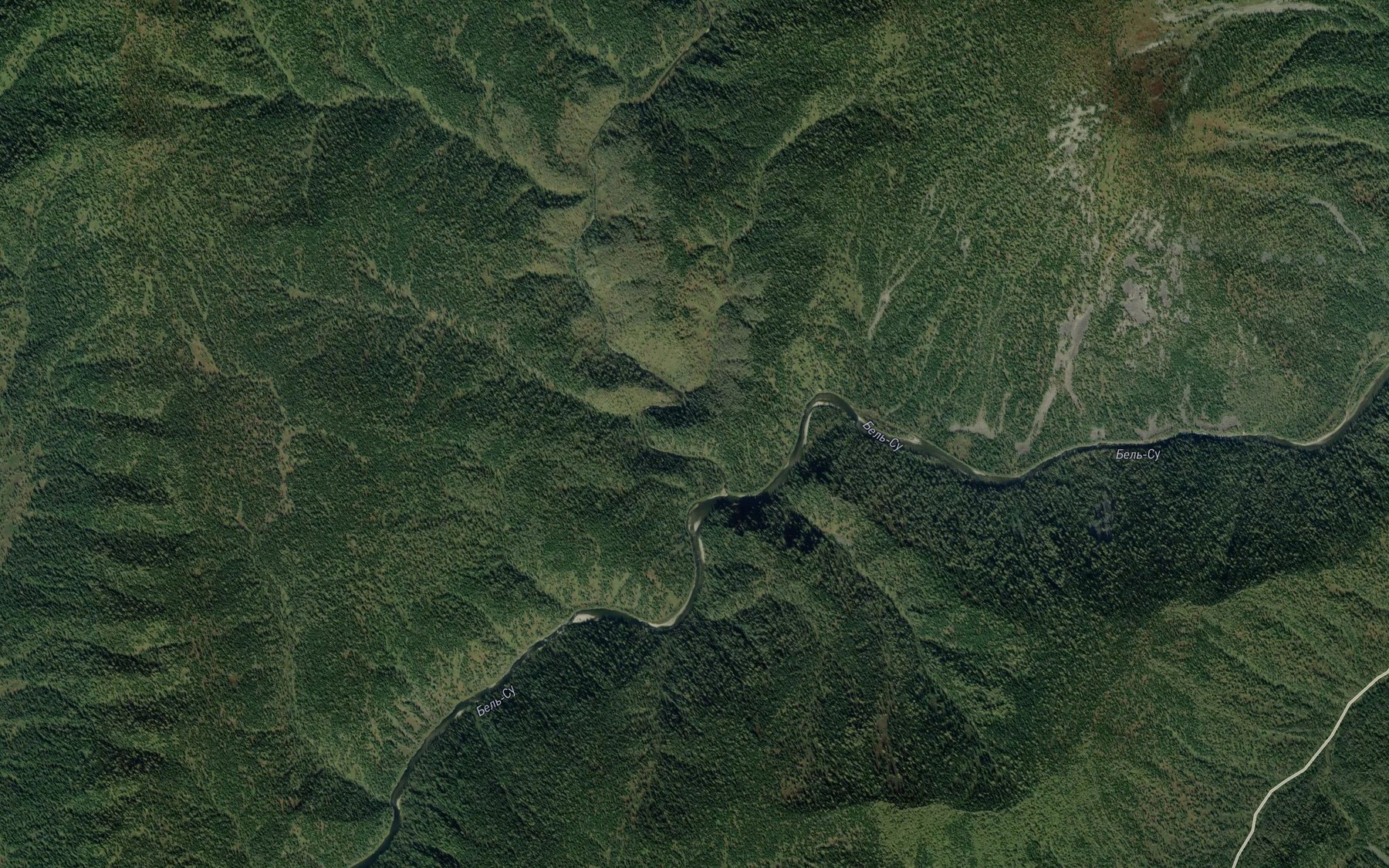 Satellite map of the Bol'shoy Kuvas