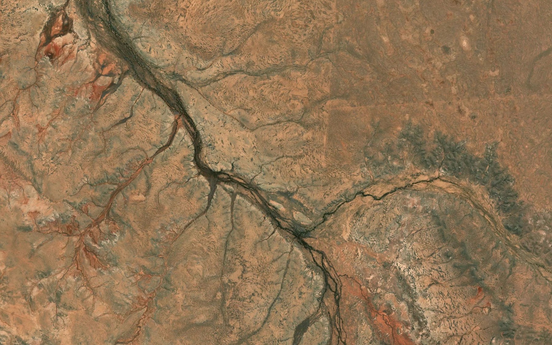 Satellite map of the Kingsmills Creek