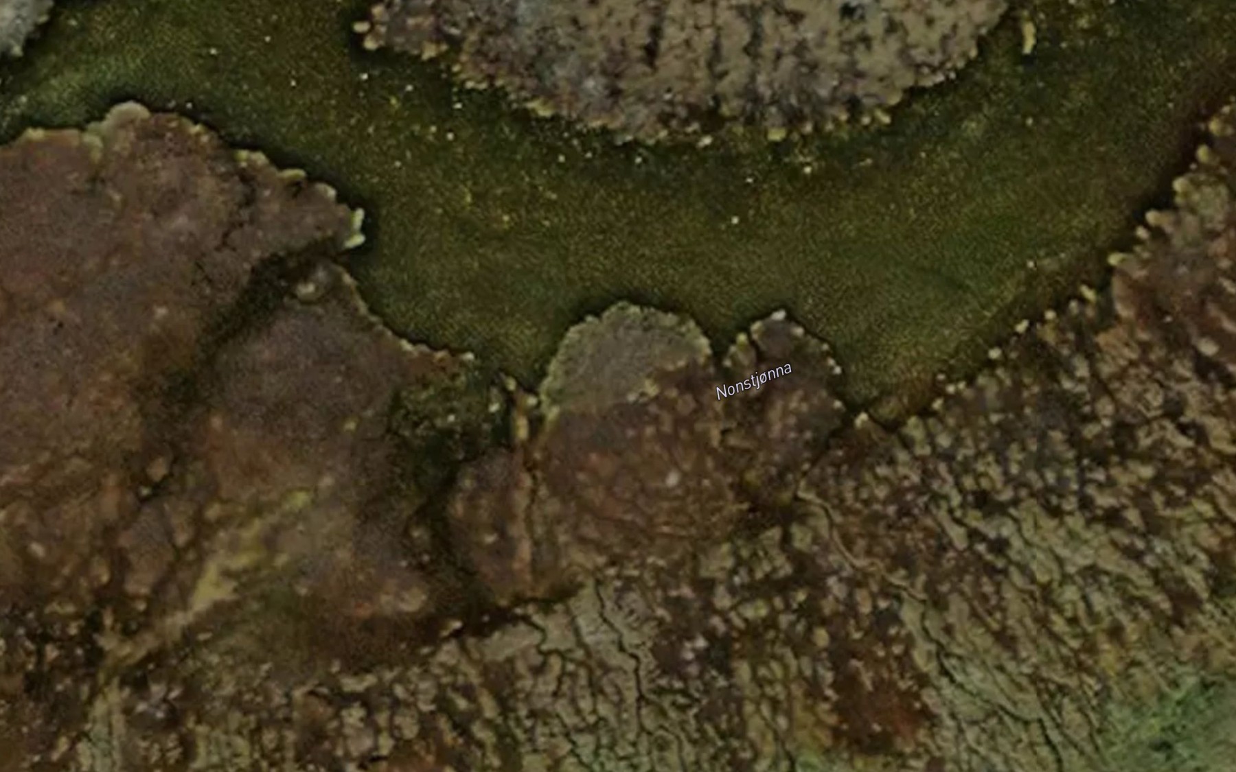 Satellite map of the Nonstjorna