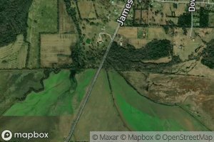 Satellite map of the Sheriff Springs Branch