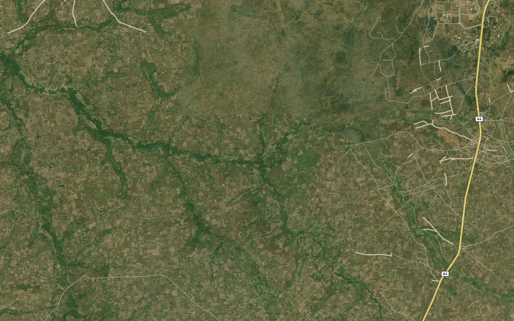 Satellite map of the River Jatikpa