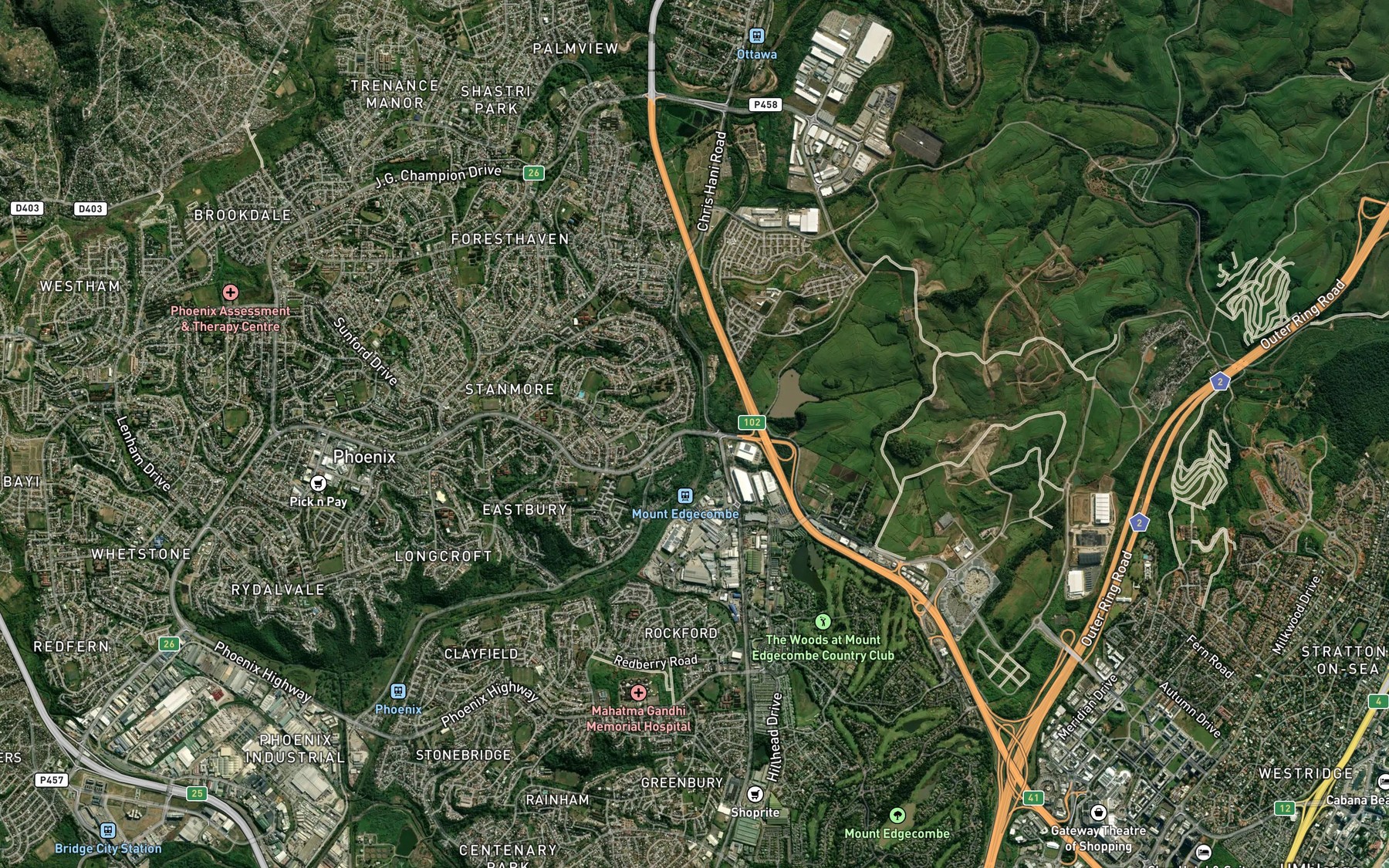 Satellite map of the Dumat