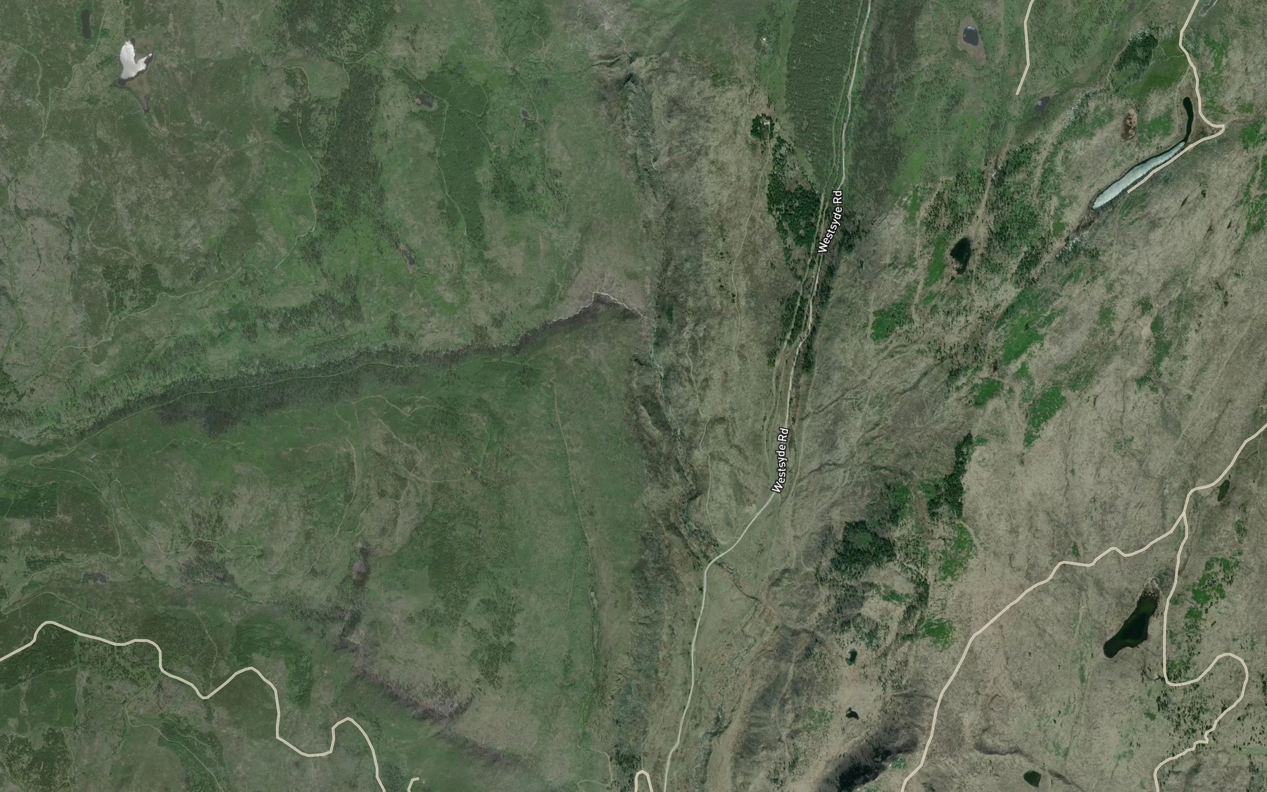 Satellite map of the Skull Creek