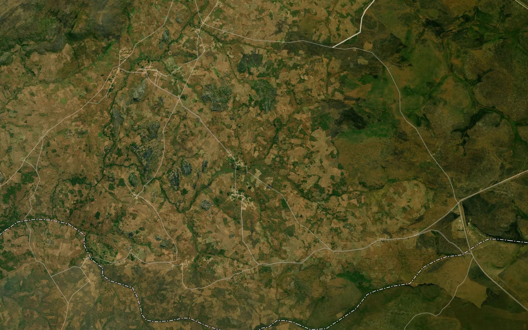 Satellite map of the Tchanhanga