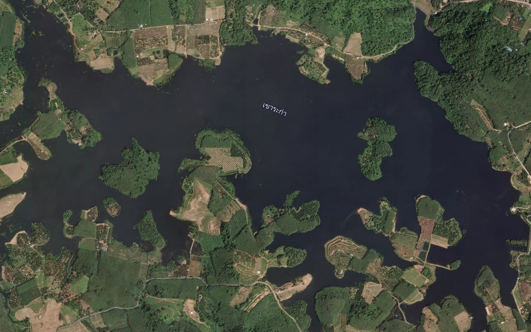 Satellite map of the Ang Kep Nam Khao Rakam