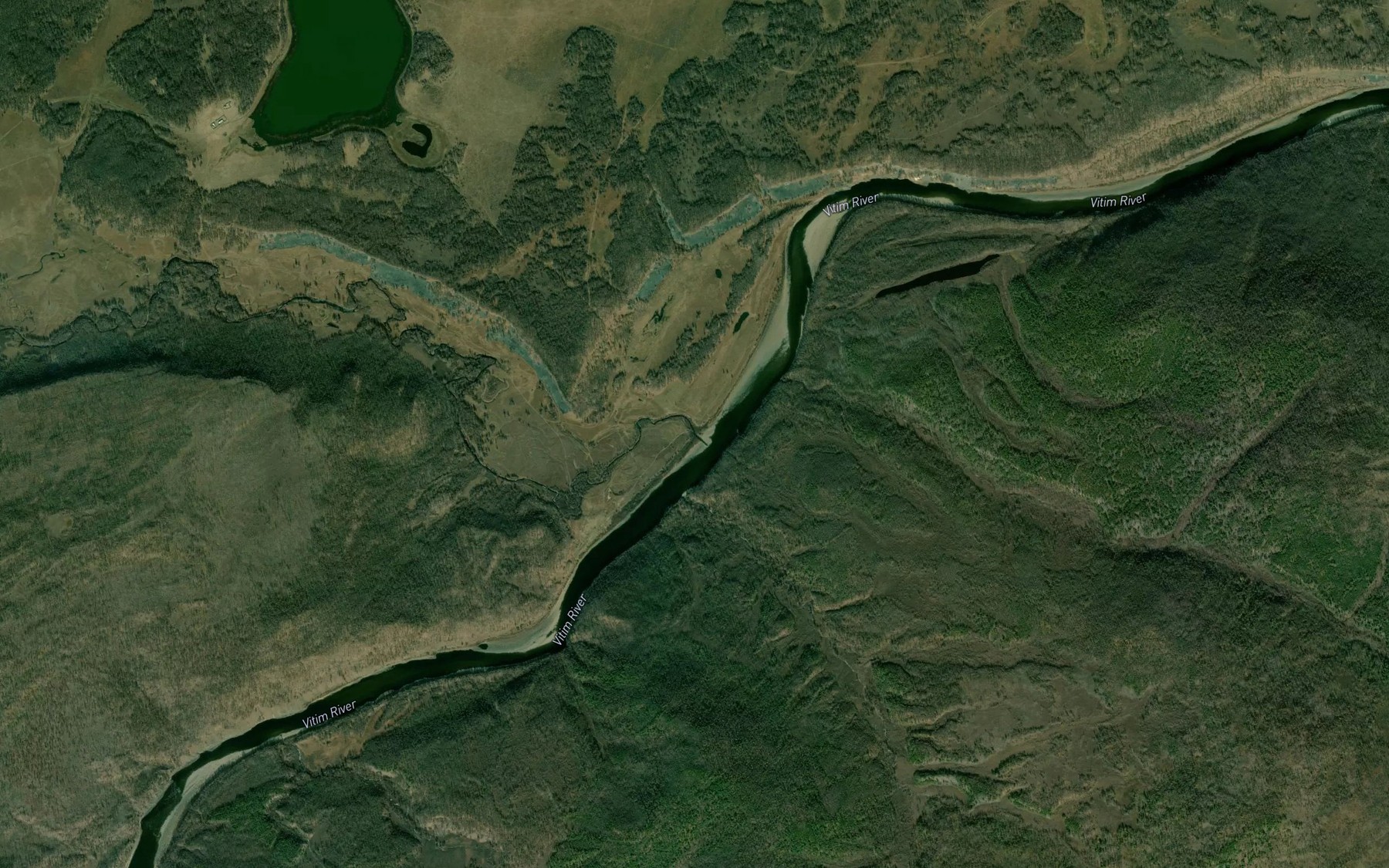 Satellite map of the Ingur