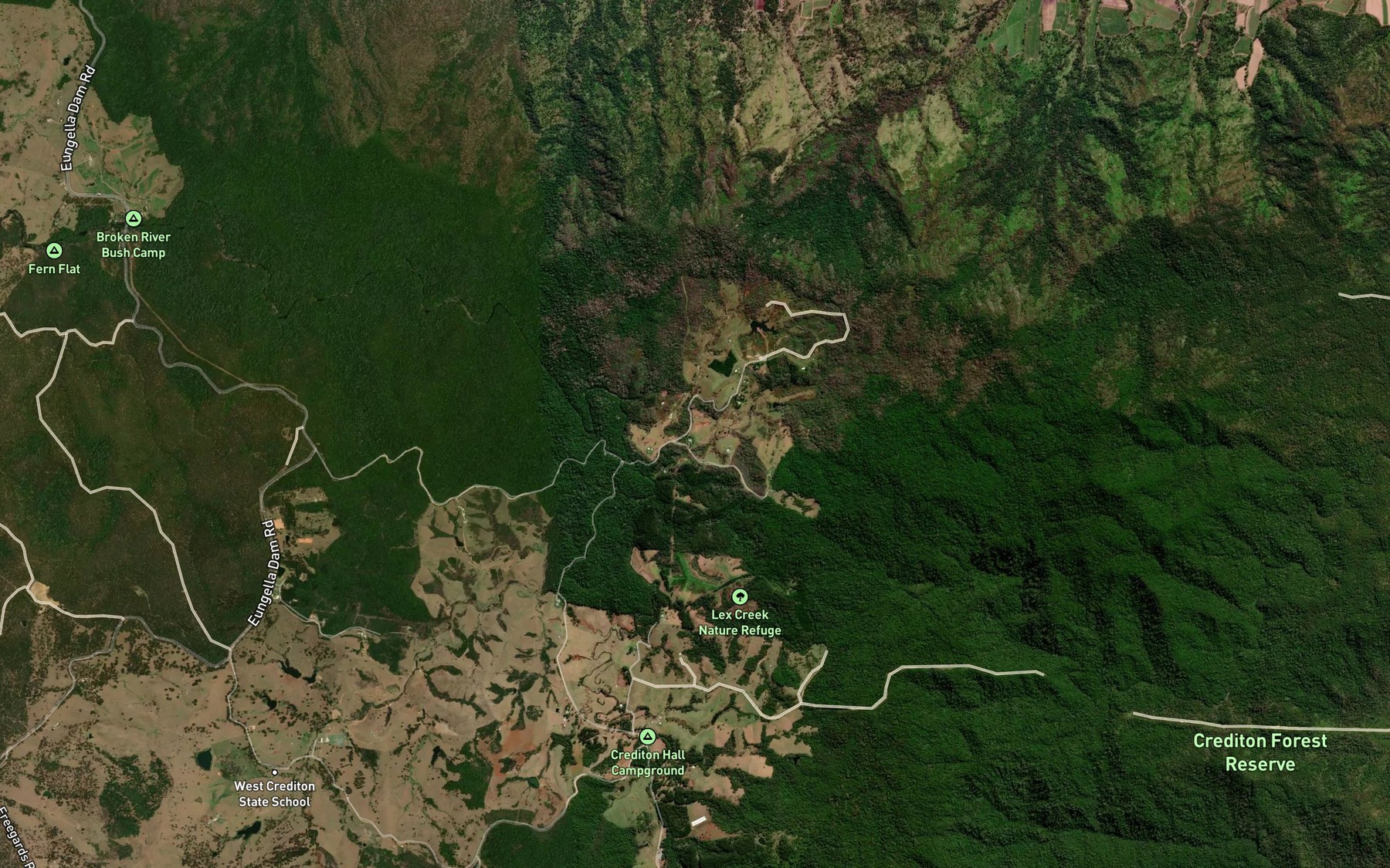 Satellite map of the The Wishing Pool