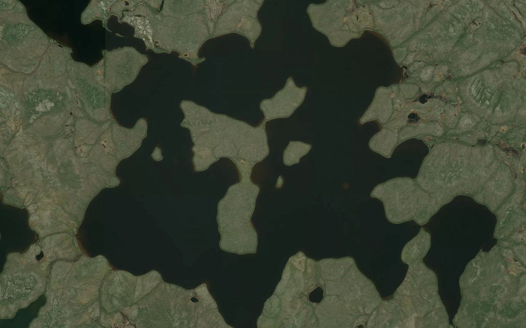 Satellite map of the Namaypin Lake