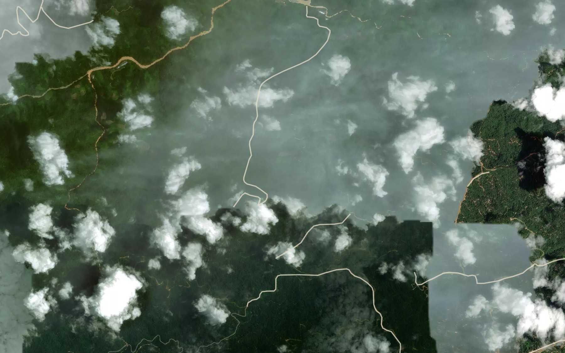 Satellite map of the Sungai Pelak