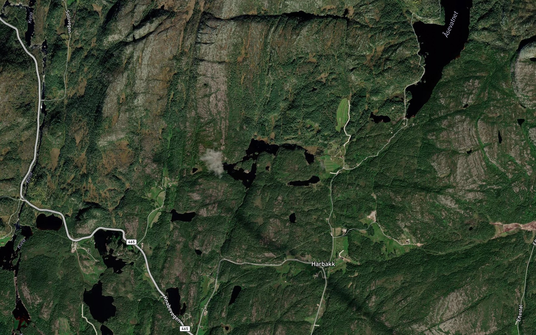 Satellite map of the Revedyblen