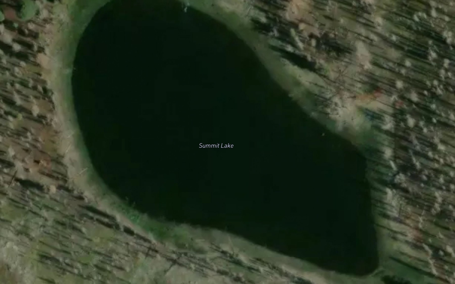 Satellite map of the Summit Lake