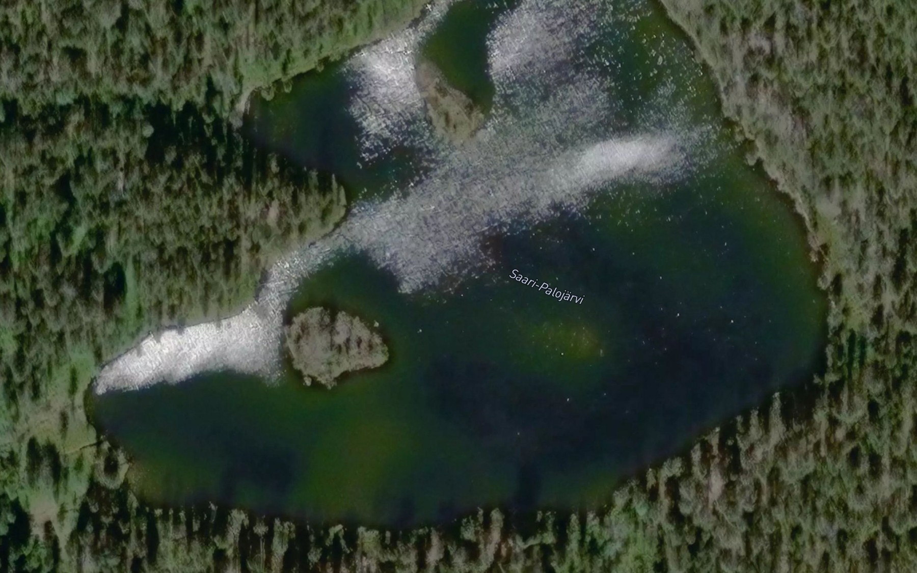 Satellite map of the Saari-Palojarvi