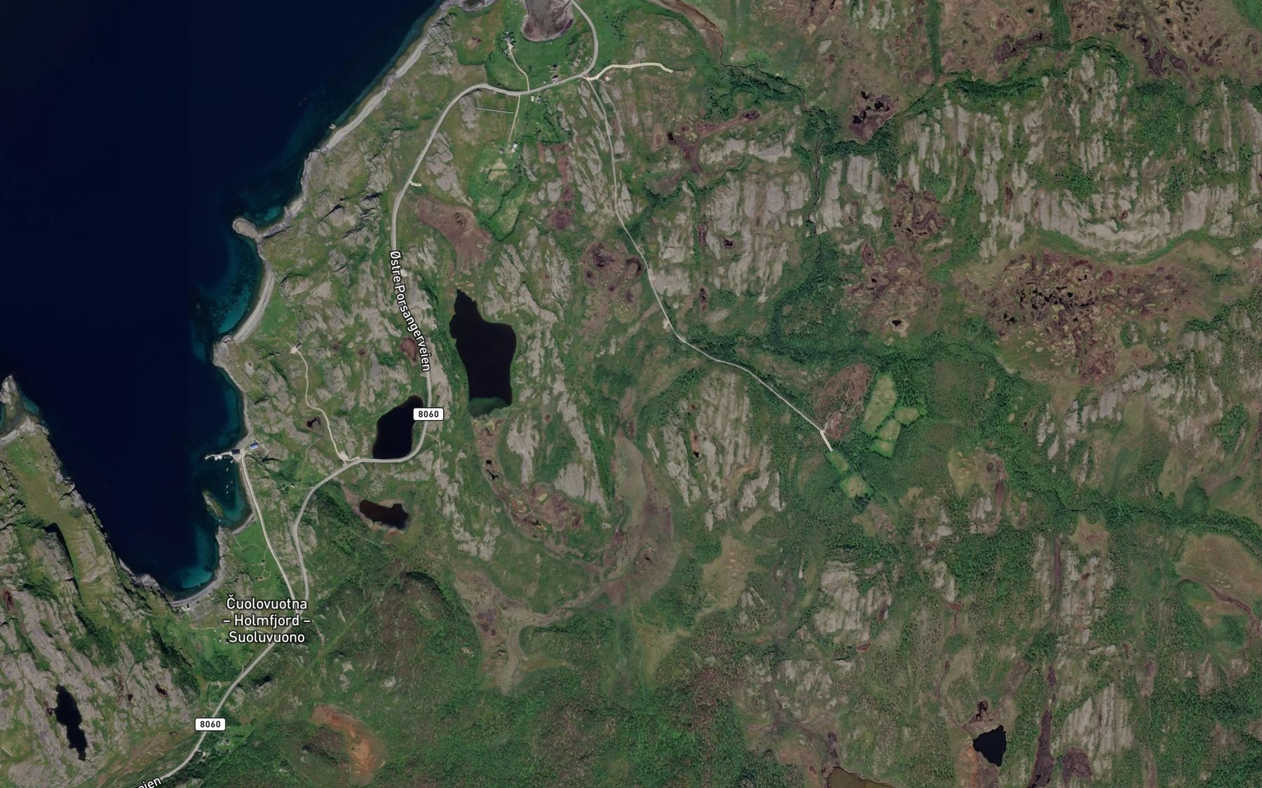 Satellite map of the Fielmanoja