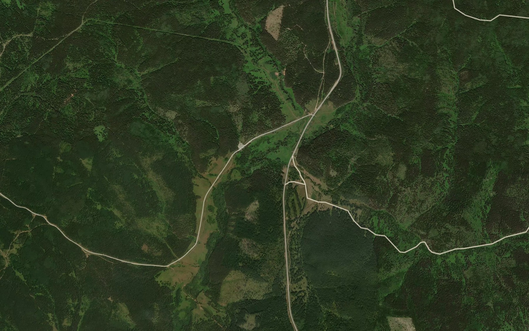 Satellite map of the Maygashta