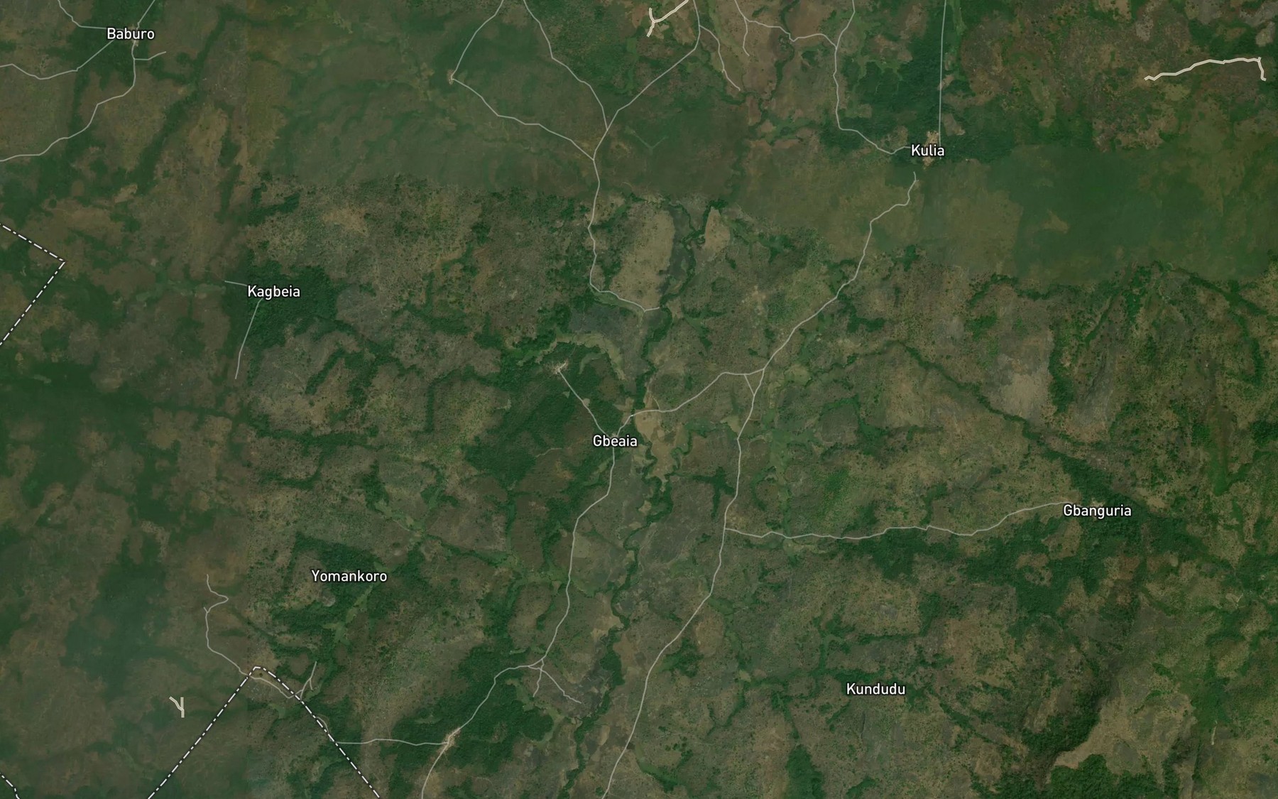 Satellite map of the Pampasu