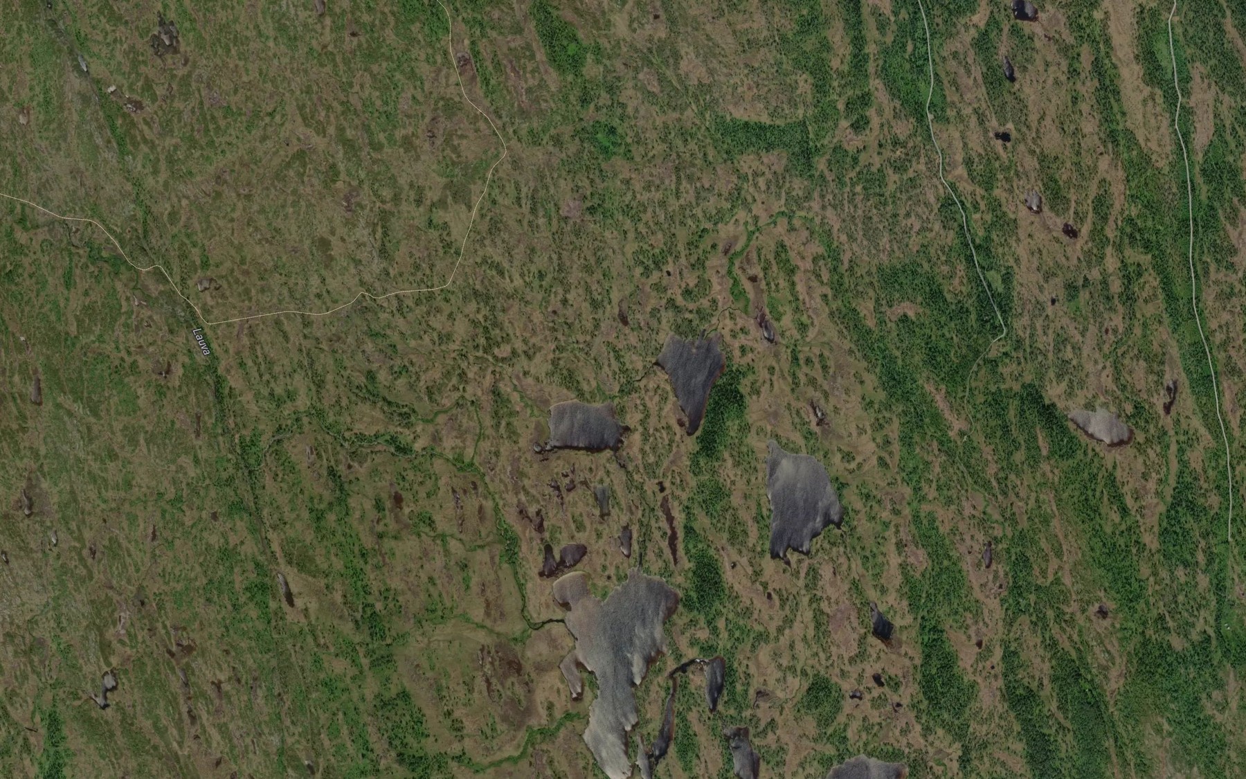 Satellite map of the Kverntjornbekken