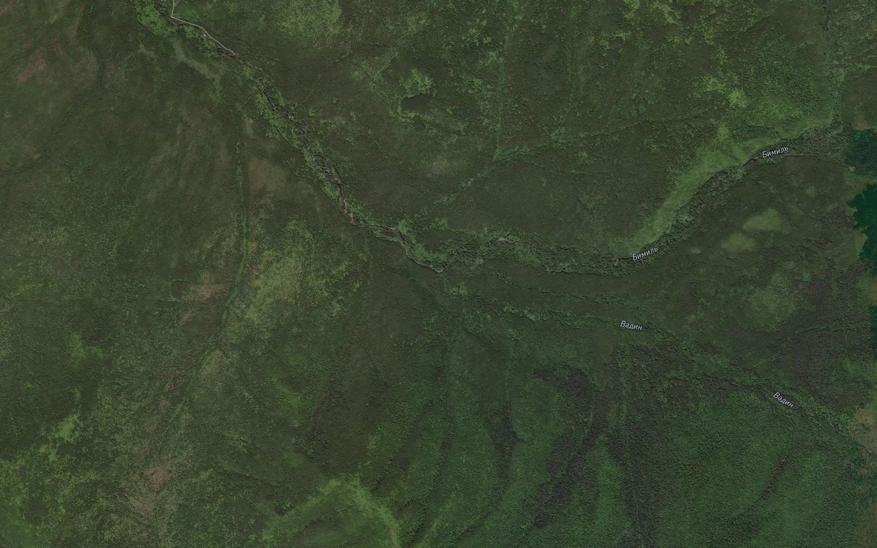 Satellite map of the Vadin