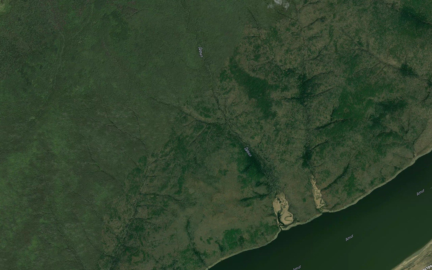 Satellite map of the Khuren-Due