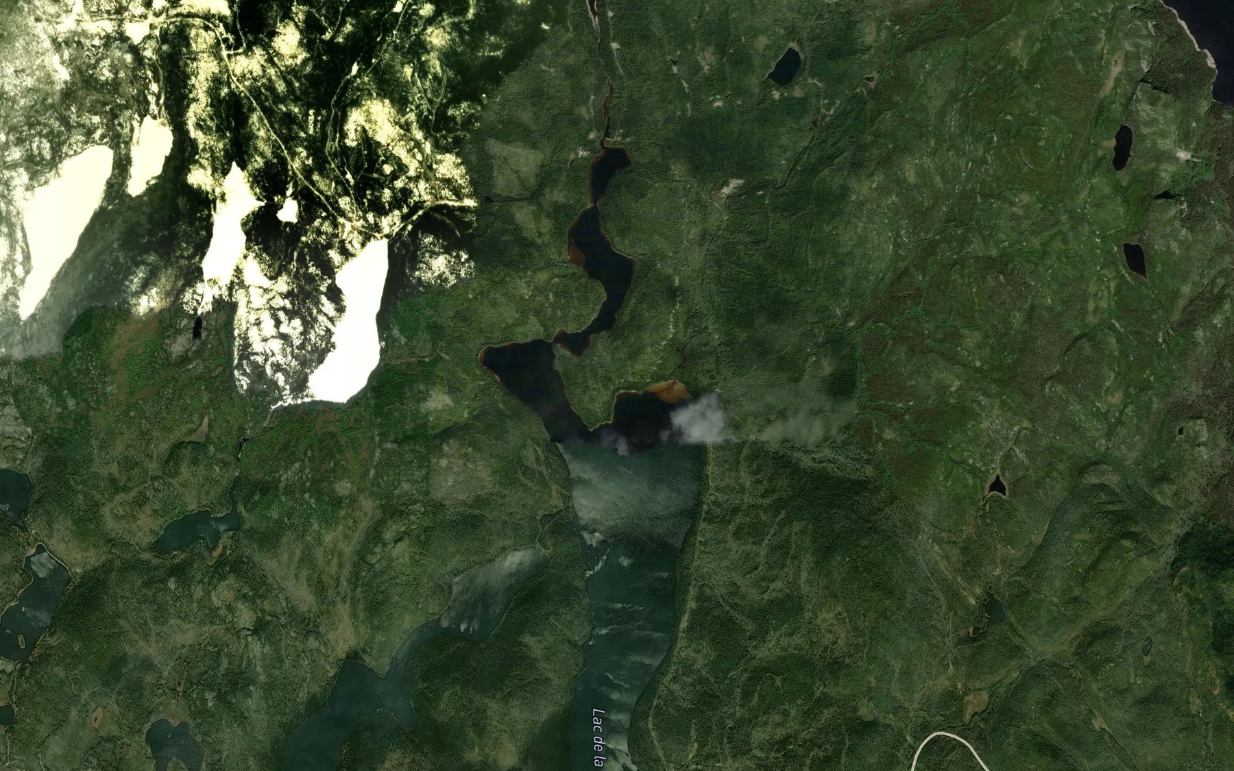 Satellite map of the Ruisseau de la Petite Epinette