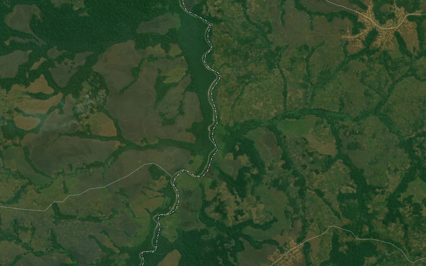 Satellite map of the Tshilamba