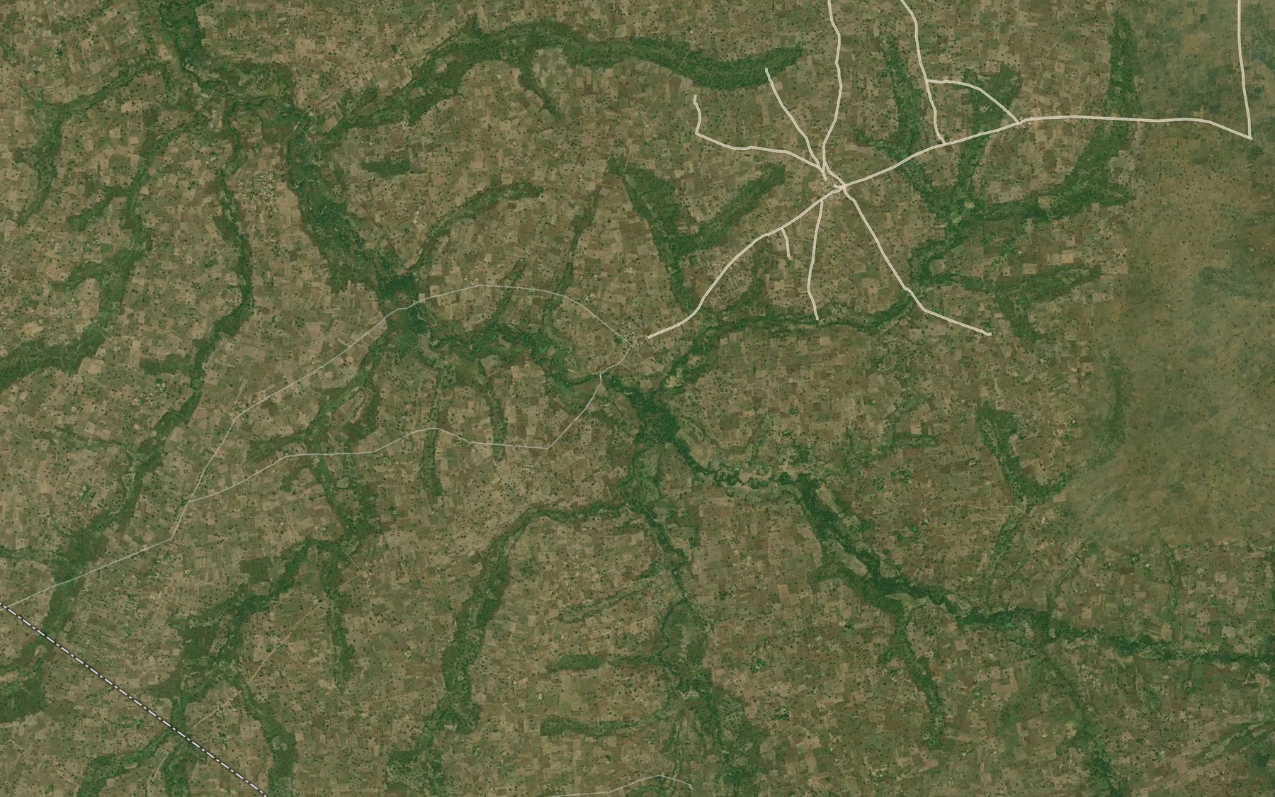 Satellite map of the River Bar