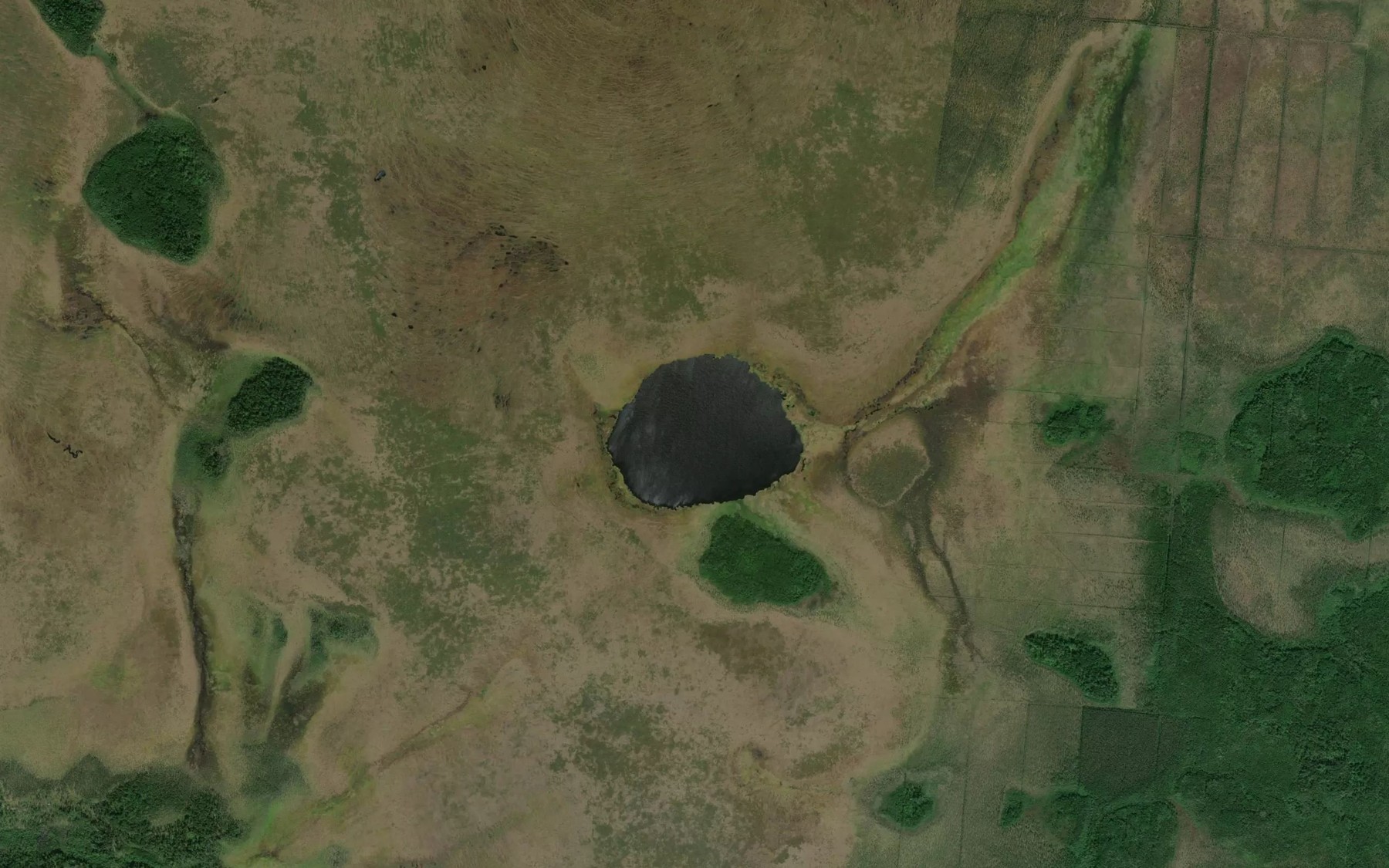 Satellite map of the Ozero Cherenskoye