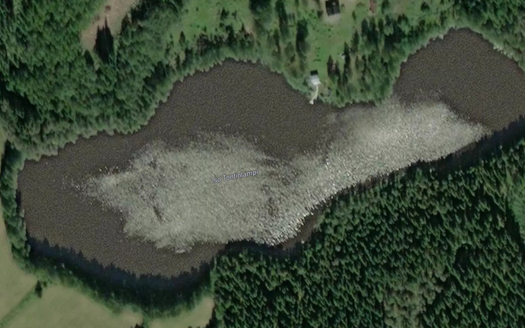 Satellite map of the Iso Tontinlampi