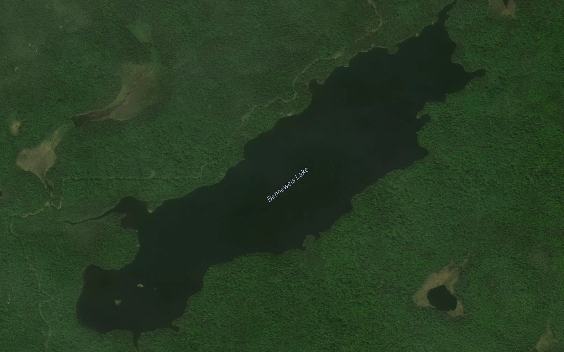 Satellite map of the Benneweis Lake