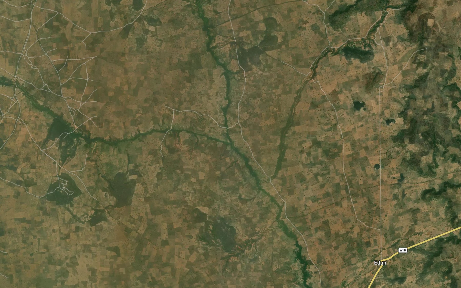 Satellite map of the RiverEba