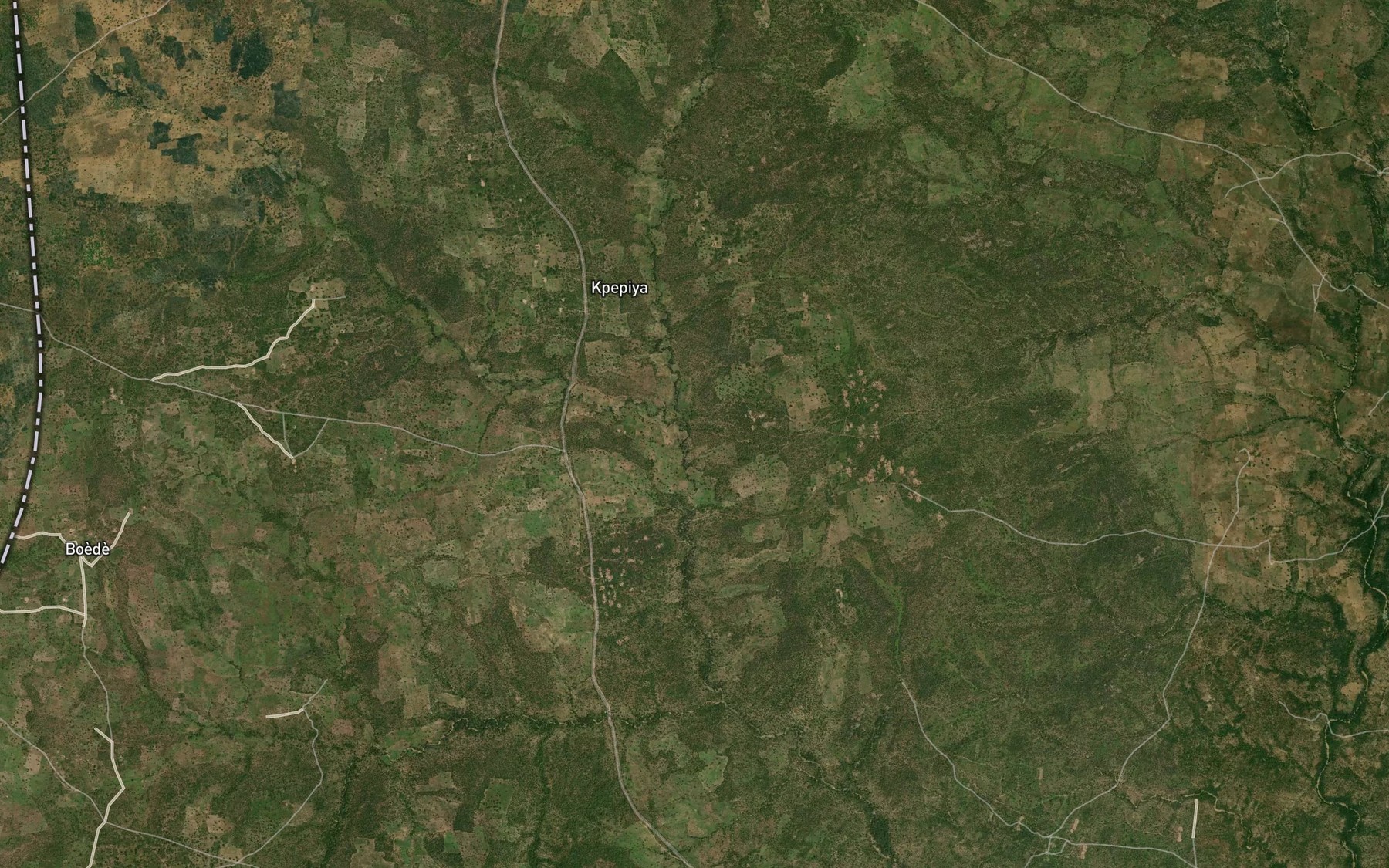 Satellite map of the River Toten